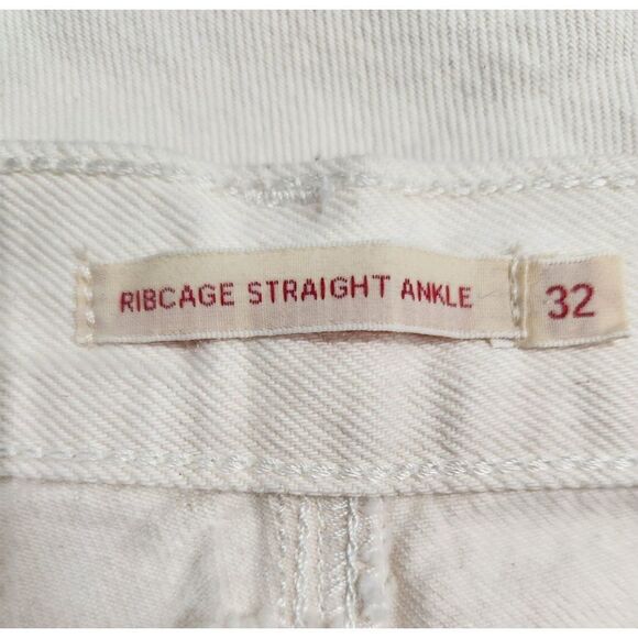 New! Levi's Chasing Rainbows Ribcage Straight Ankle Jeans, 32x27 - Picture 14 of 16